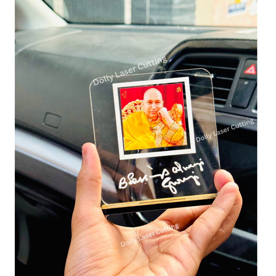 DLC - Blessings Of Guru Ji Swaroop For Car Dashboard Without Light.