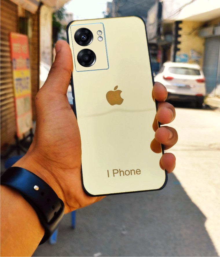 Oppo A77 4g AI Design Golden Back Glass