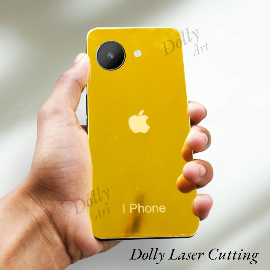 Realme c30 A.I Design Golden Back Glass