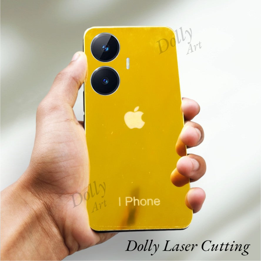 Realme Narzo N55 A.I Logo Golden Back Glass