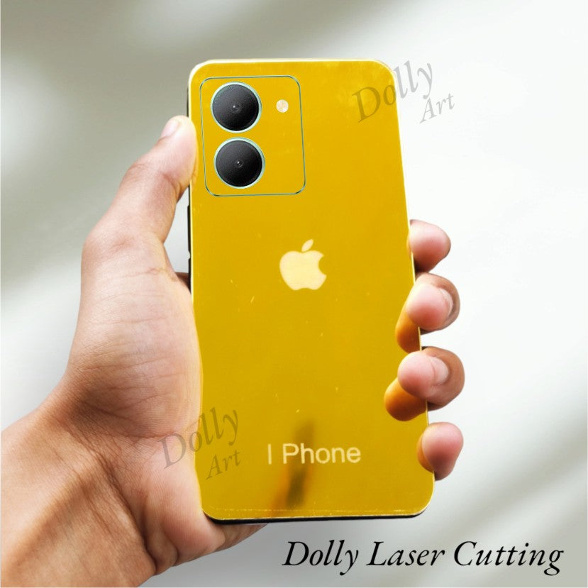 Vivo Y36 A.I Logo Golden Back Glass