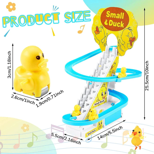 Ducklings Race Track with Stair-Climbing Features