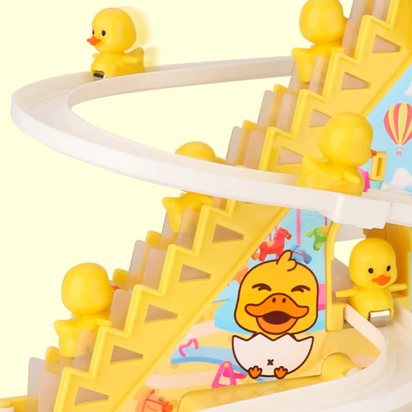 Ducklings Race Track with Stair-Climbing Features