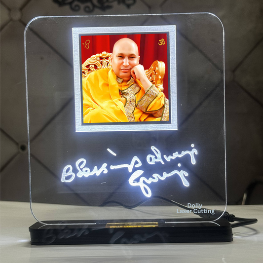 DLC - Guru Ji LED Light Glow Frame.