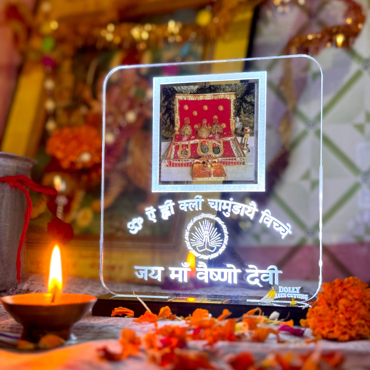 DLC - Mata Vaishno Devi Ji LED Light Swaroop