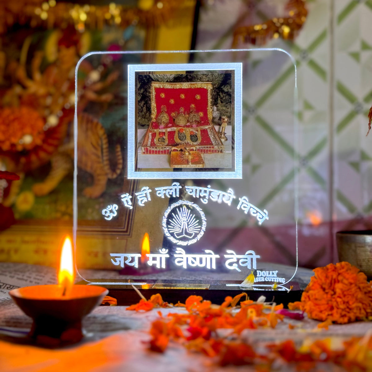 DLC - Mata Vaishno Devi Ji LED Light Swaroop