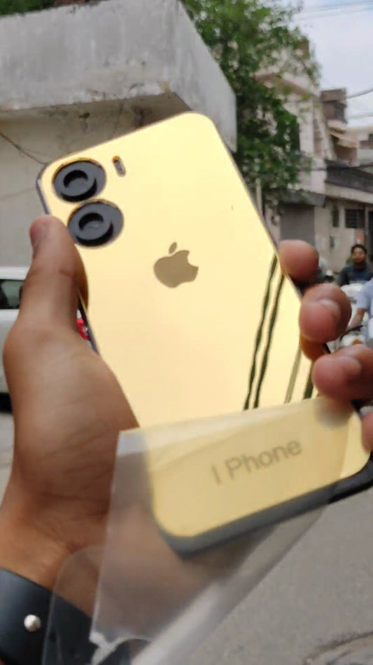 Vivo T2X 5g AI Design Golden Back Glass